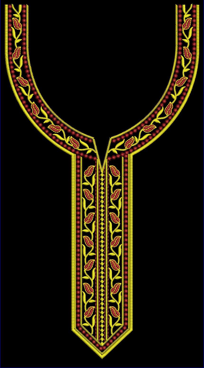 FANCY GOWN NECK