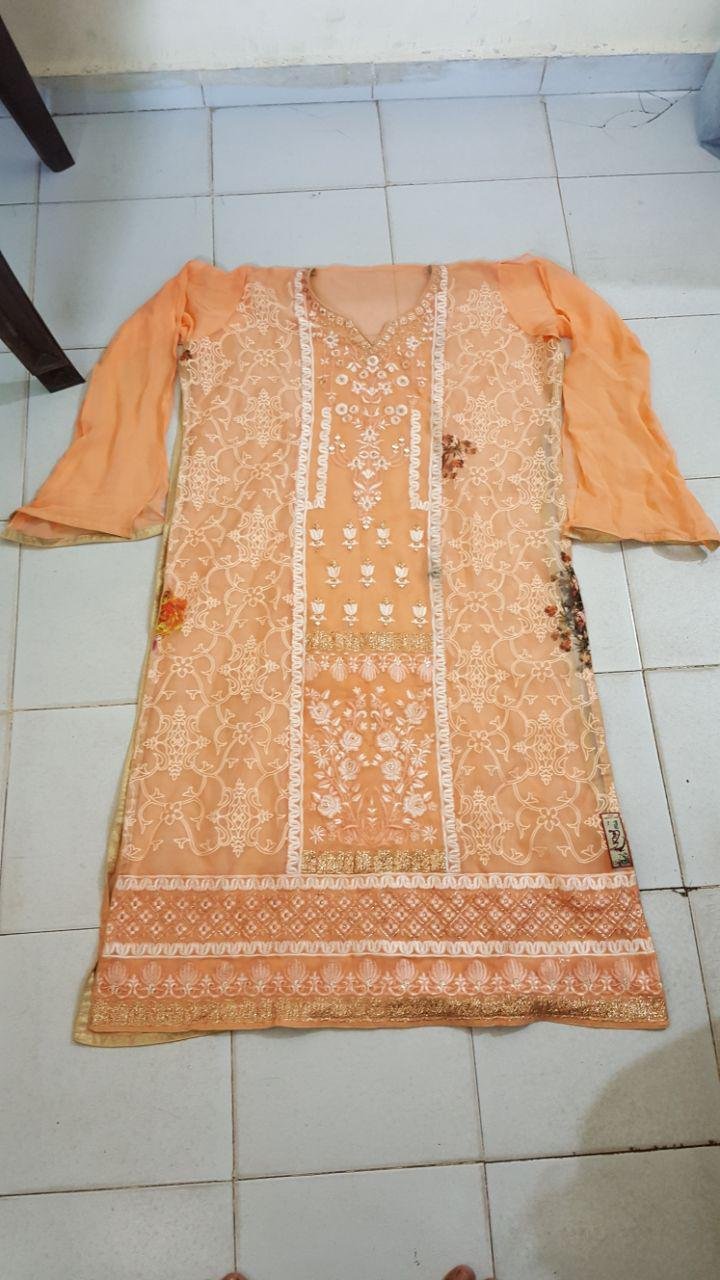 Daman & Single Head top & Duppata