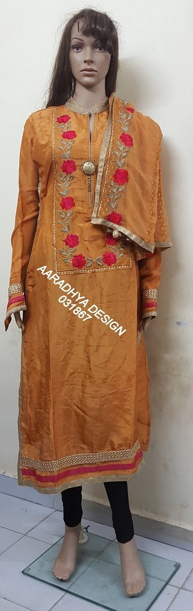 Daman & Single Head top & Duppata