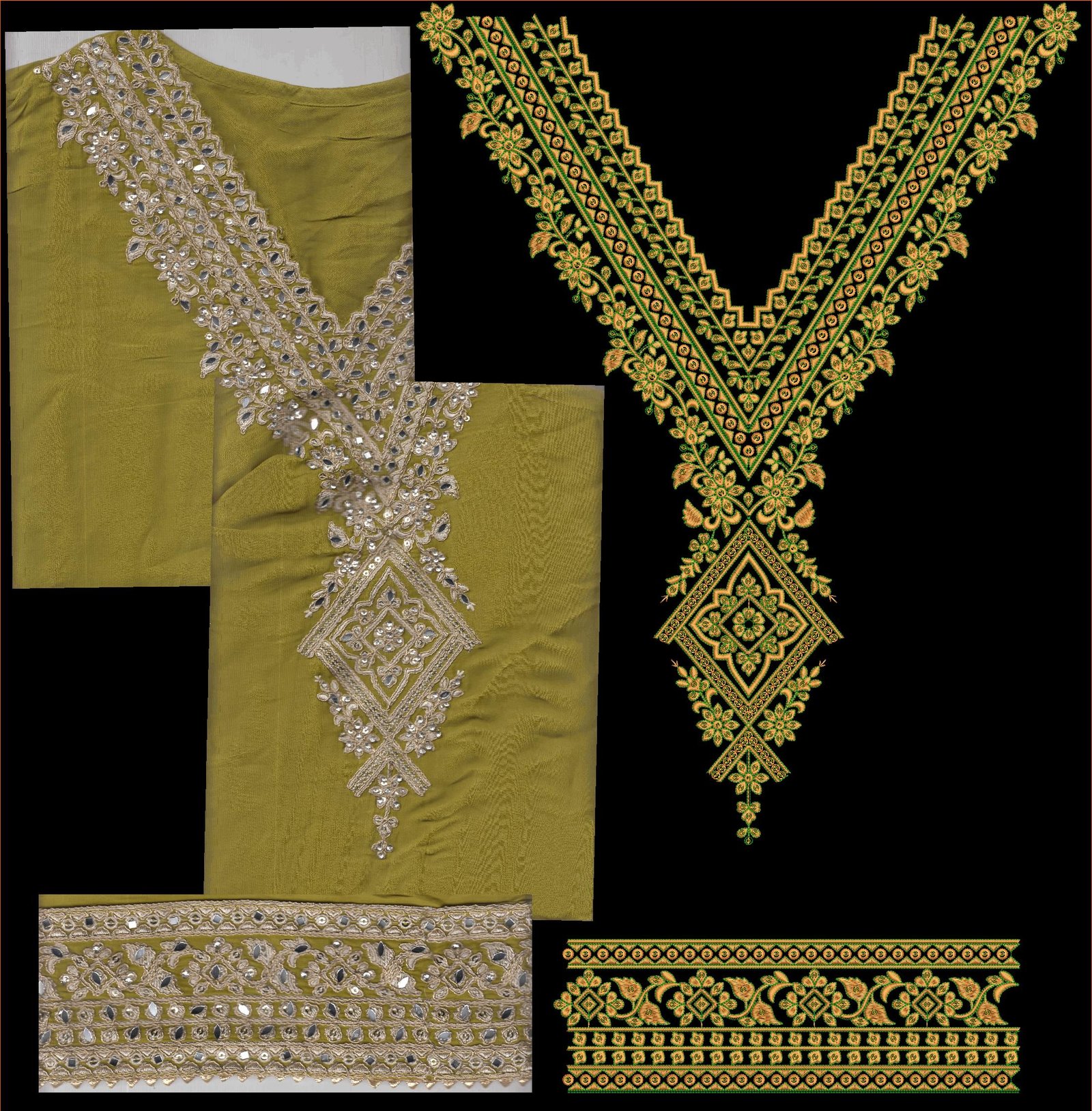 FANCY KURTI  NECK