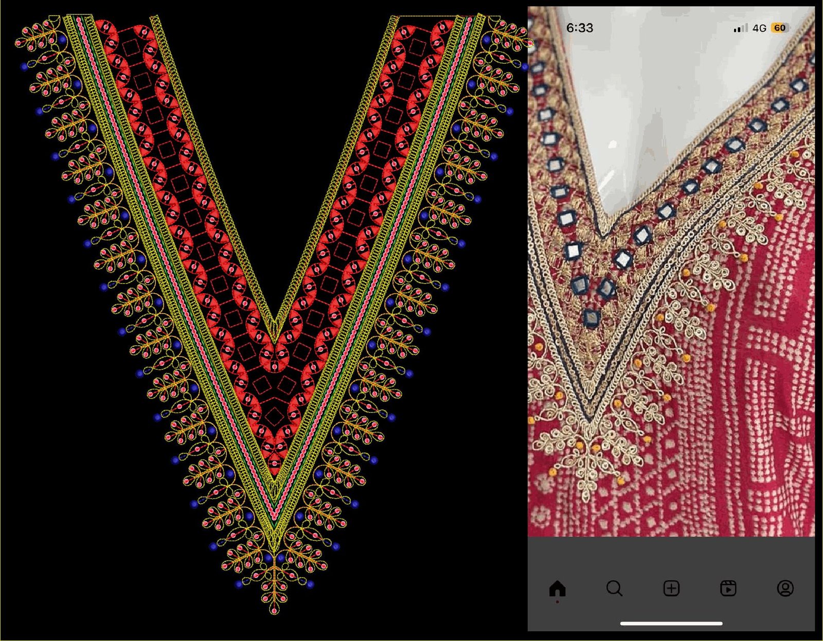 FANCY KURTI  NECK