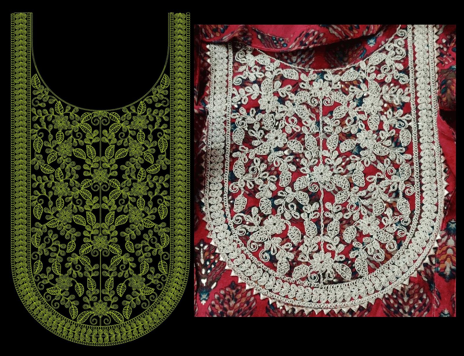 FANCY KURTI  NECK