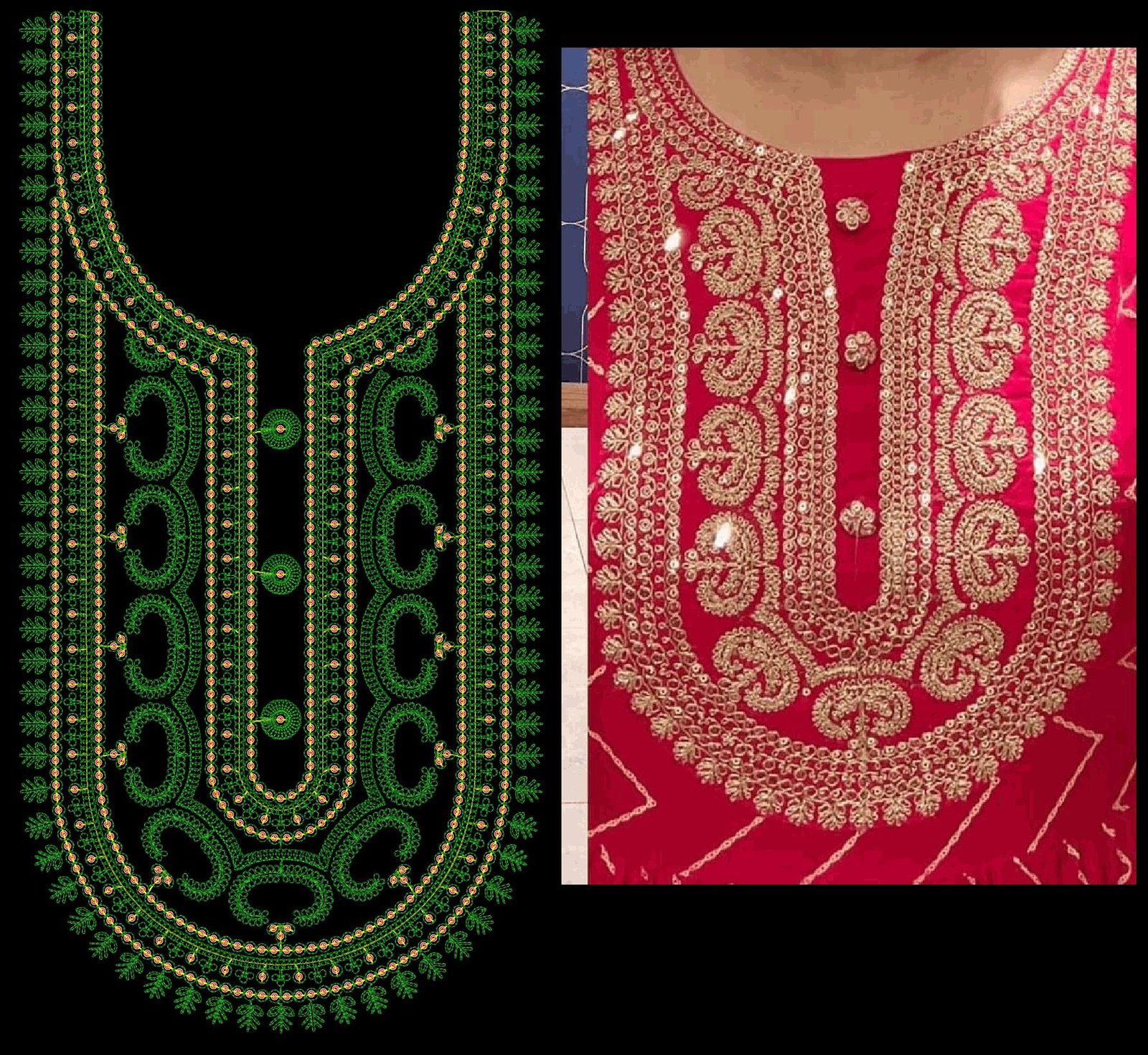 FANCY KURTI  NECK