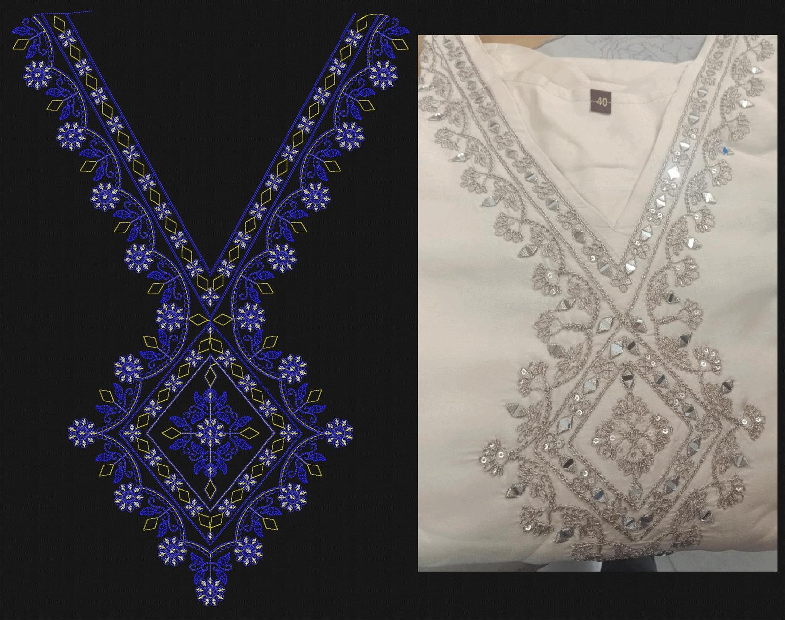 FANCY KURTI  NECK