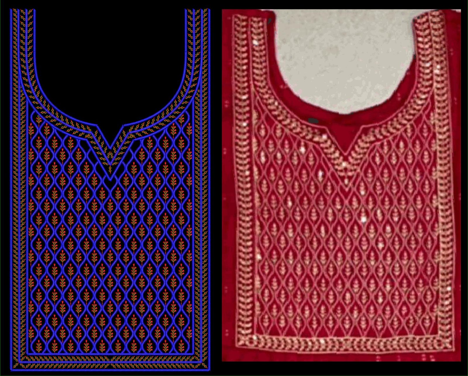 FANCY KURTI  NECK