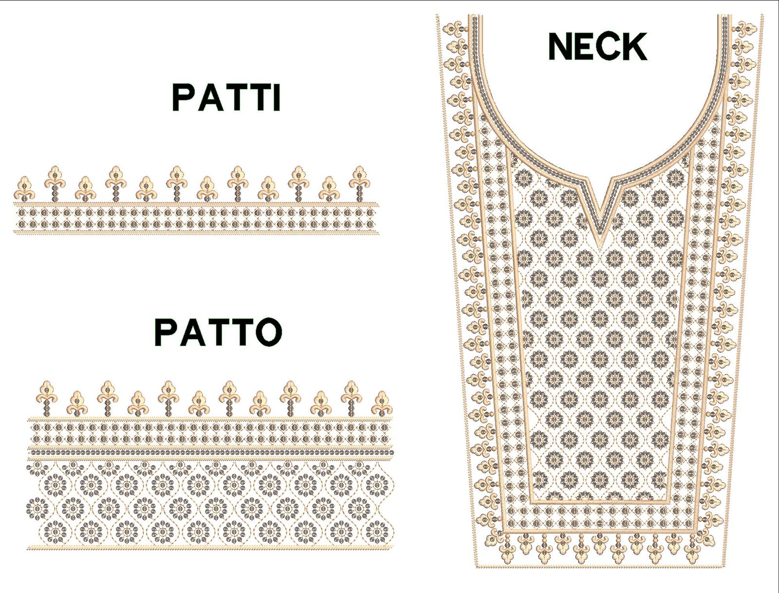 FANCY KURTI  NECK