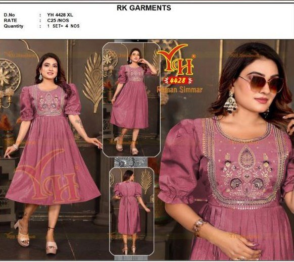 FANCY KURTI  NECK