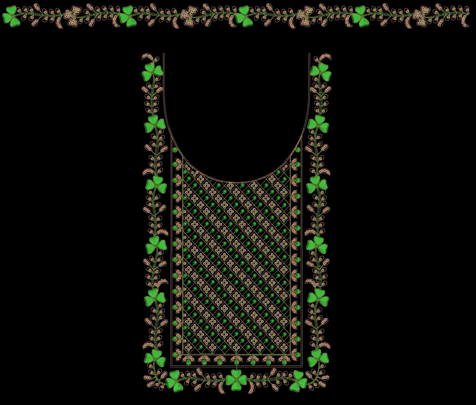FANCY KURTI  NECK