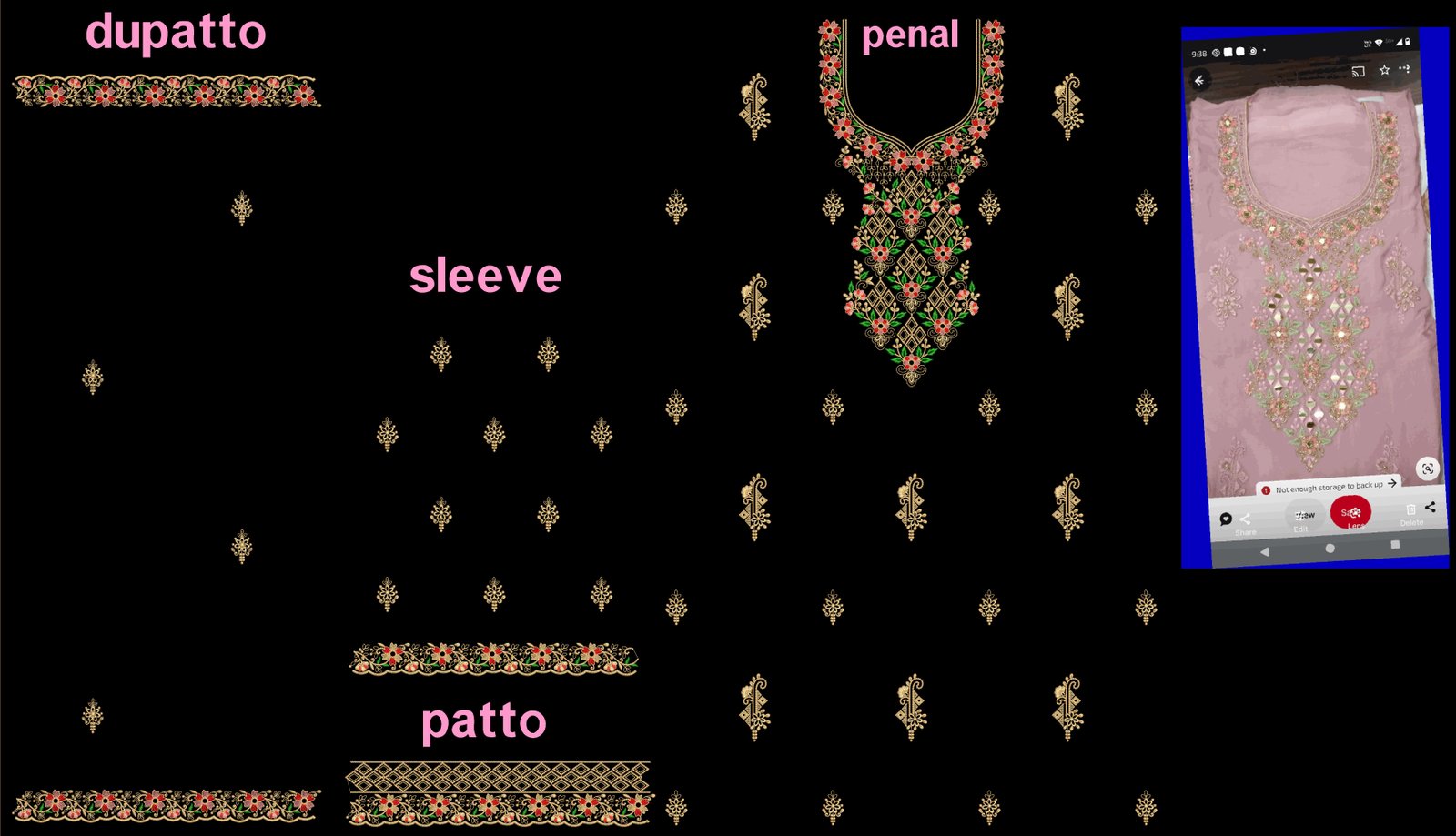 FANCY TOP PENAL & DUPATTO