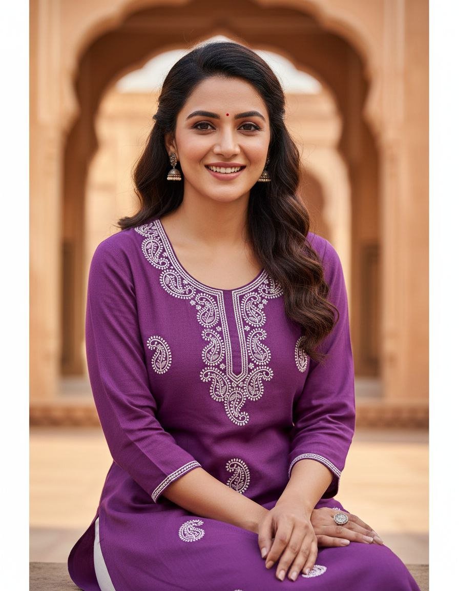 kurti neck panel