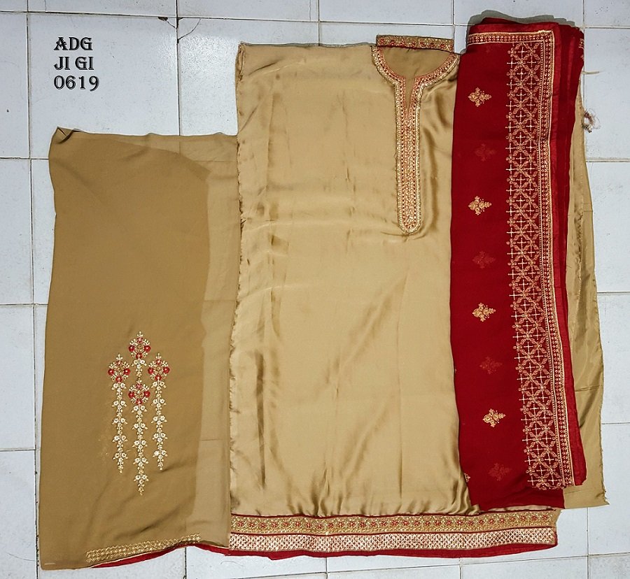 Neck Top Duppata Design