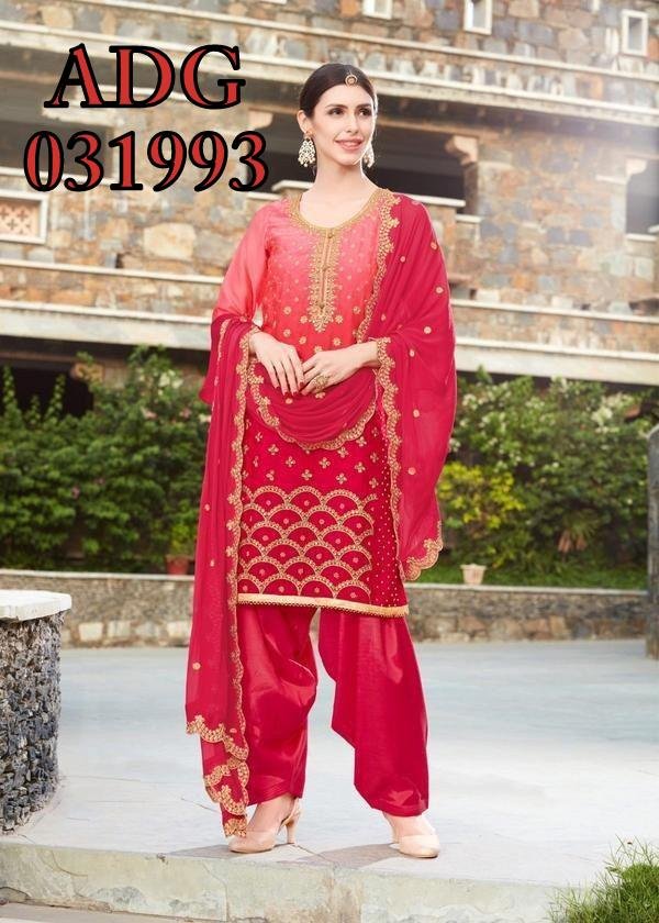 Neck Top Duppata Design