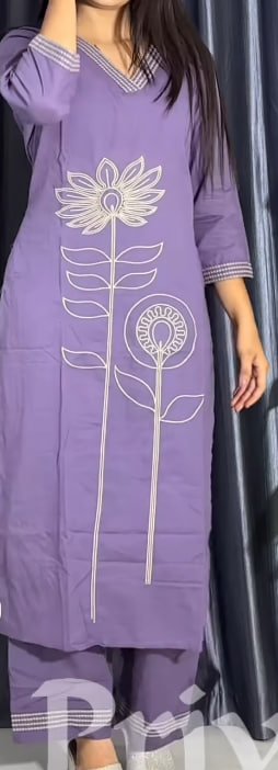 kurti neck panel