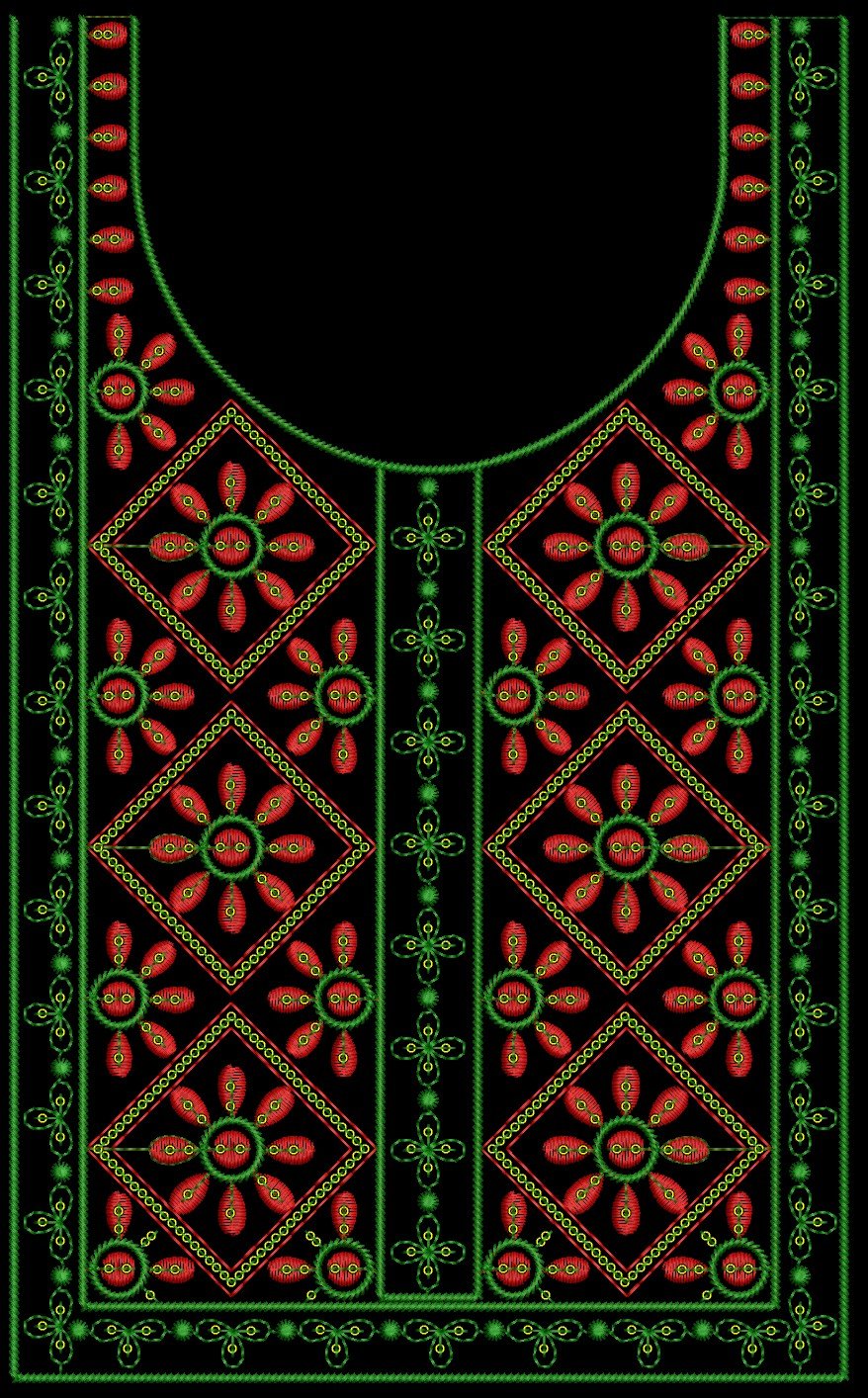 kurti neck seq