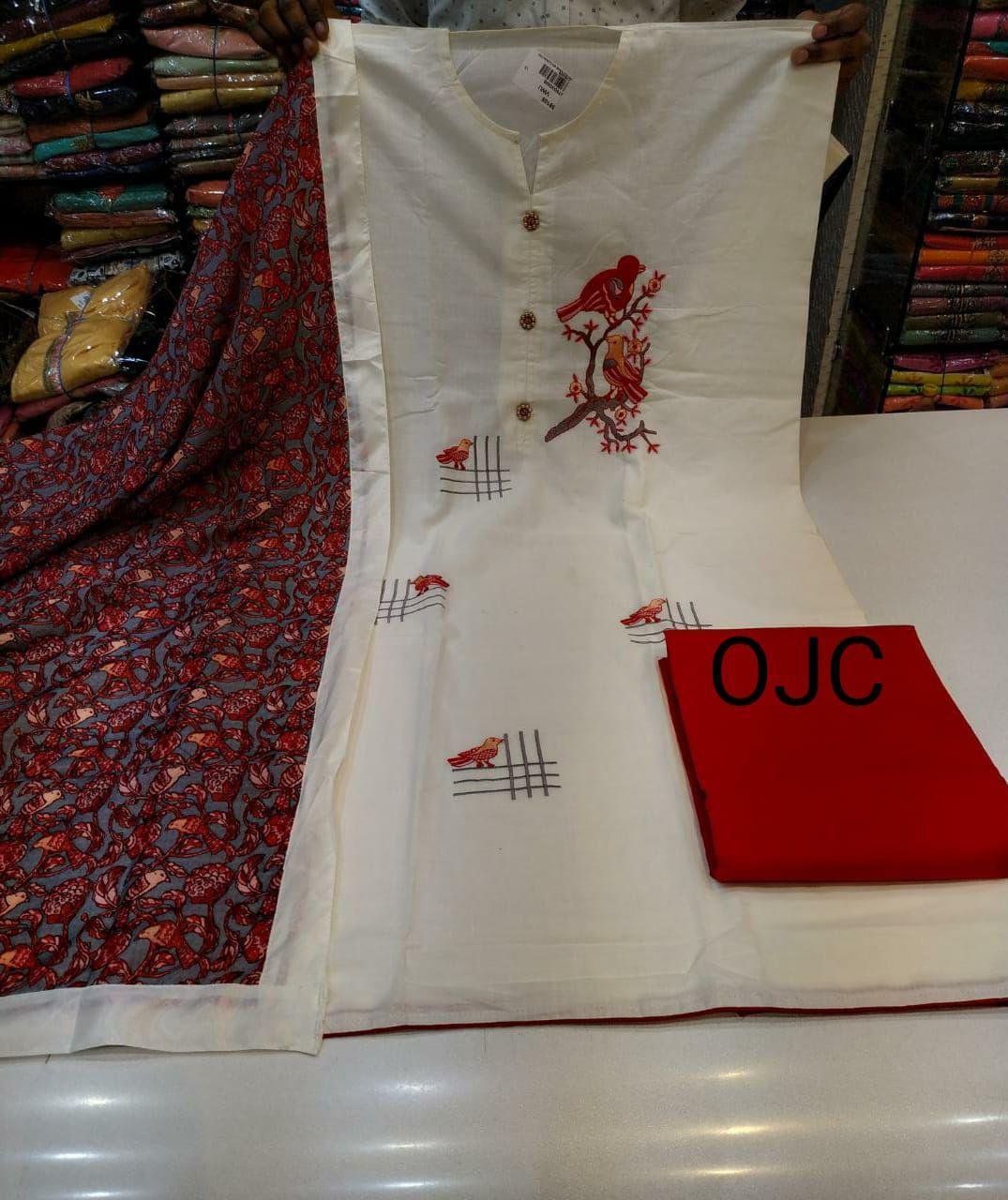 Neck Top Duppata Design
