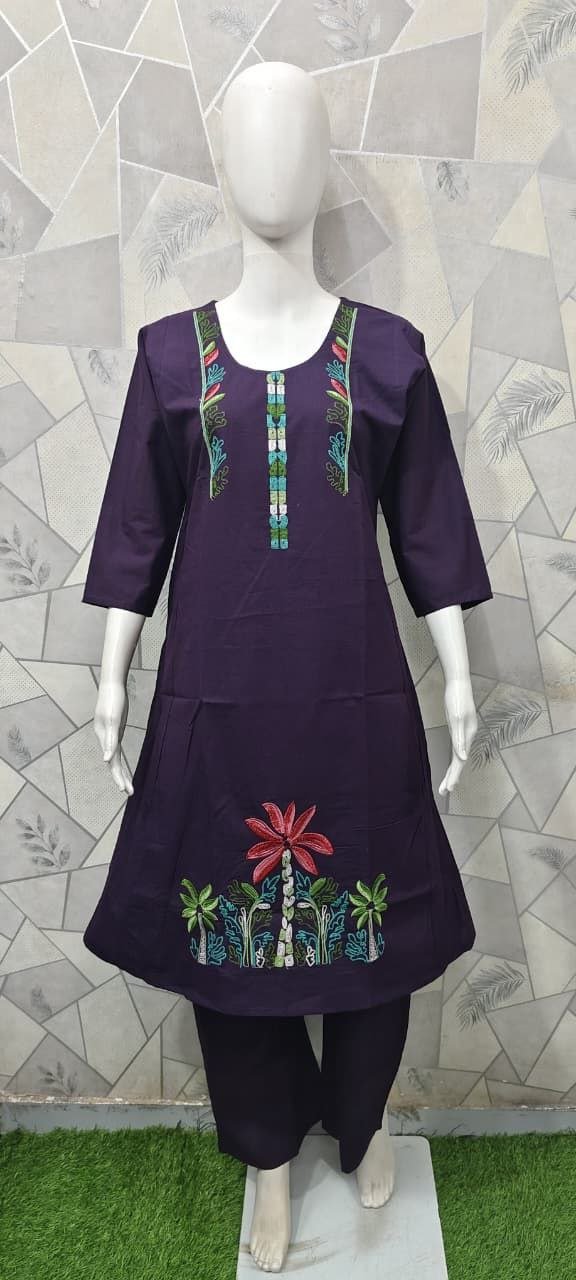 kurti neck panel