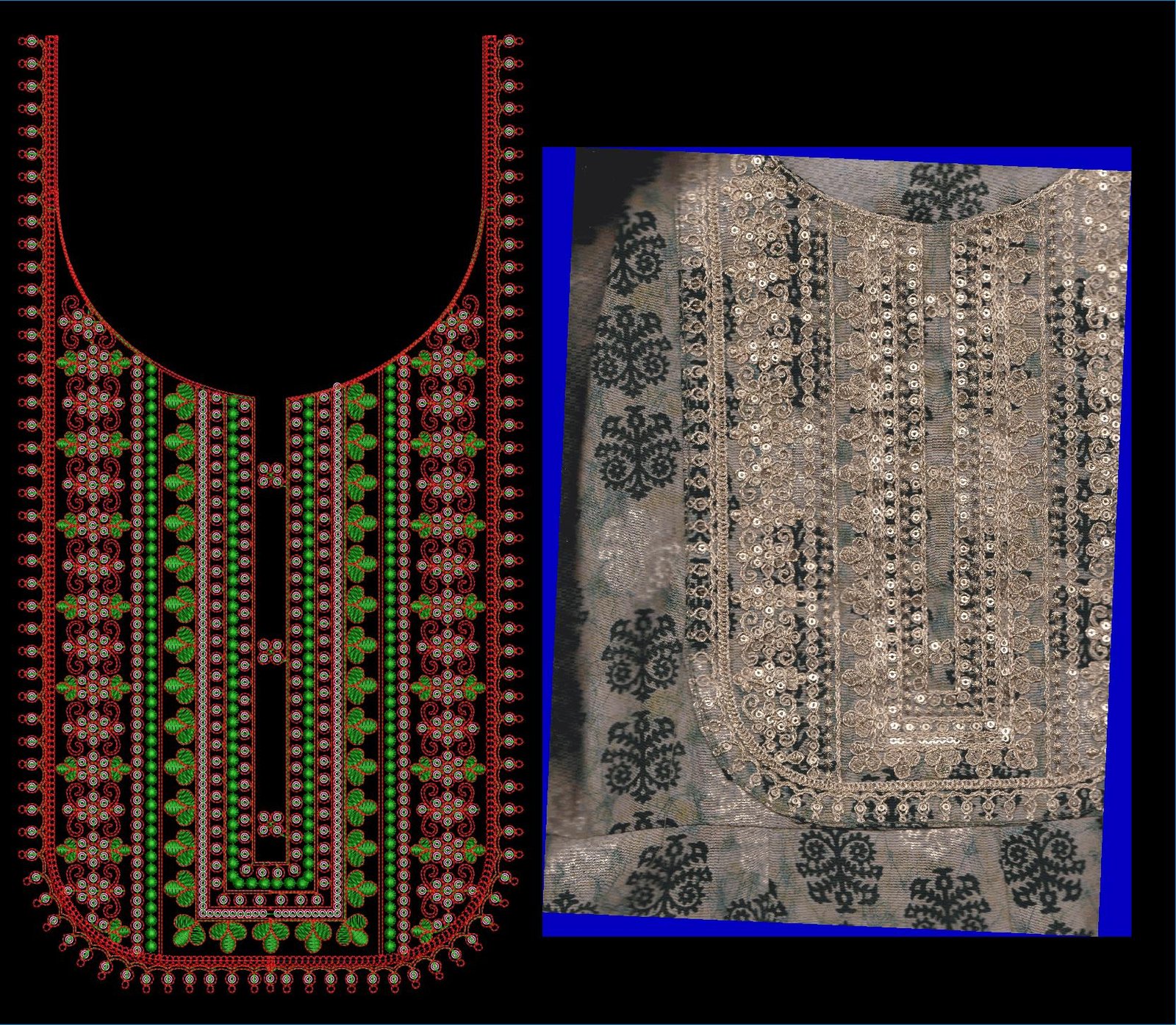 kurti neck seq