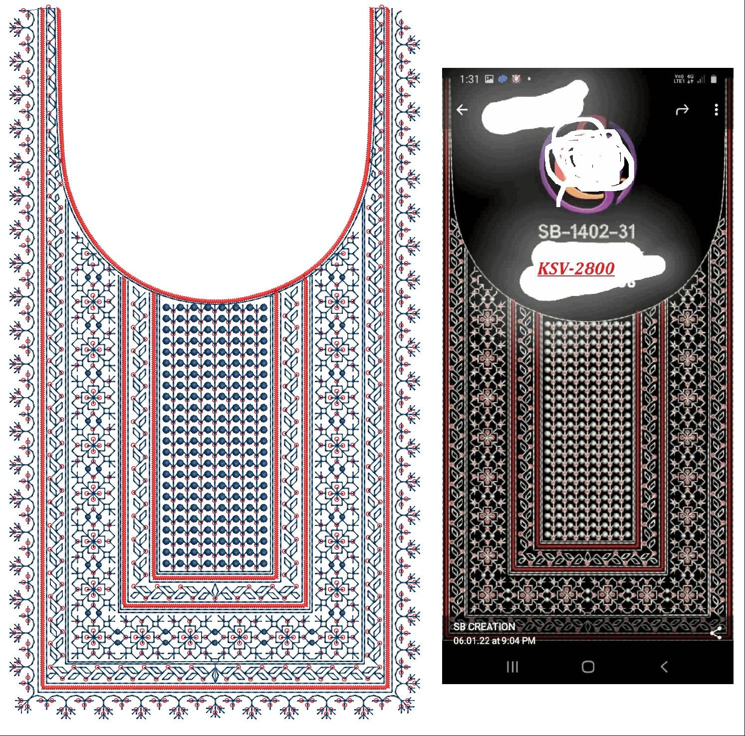 kurti neck seq