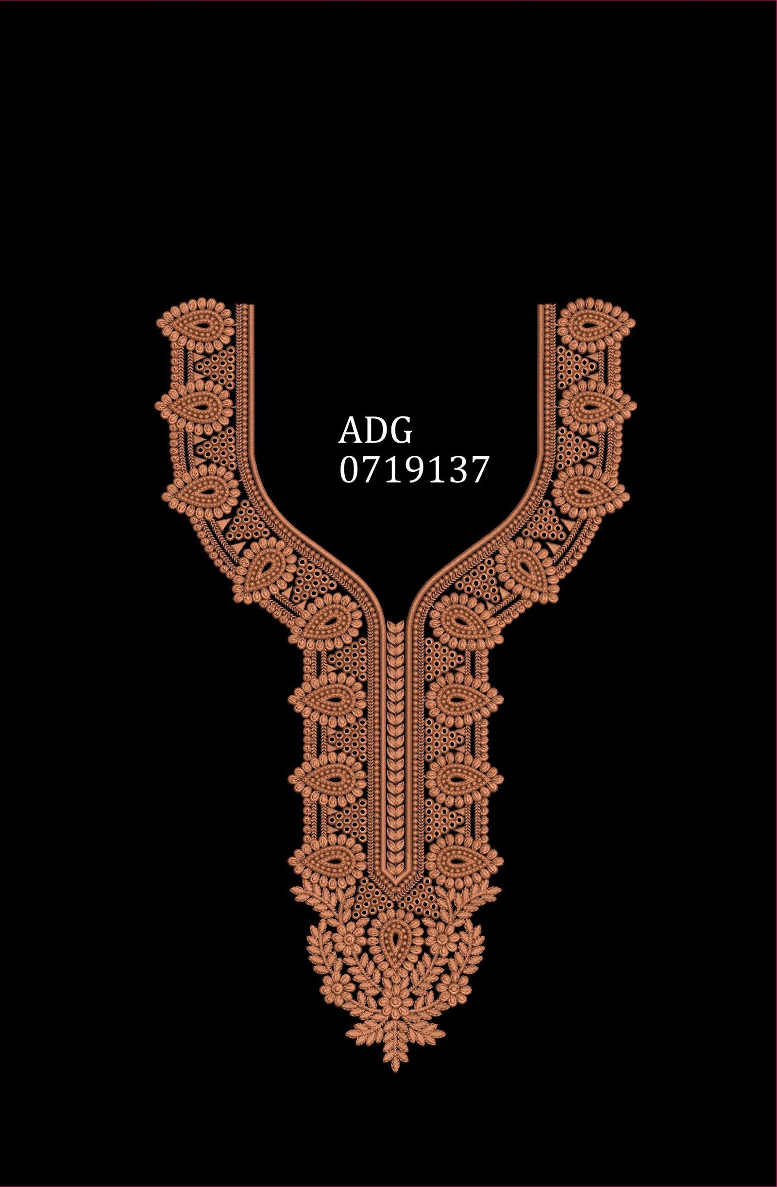 Neck Top Duppata Design