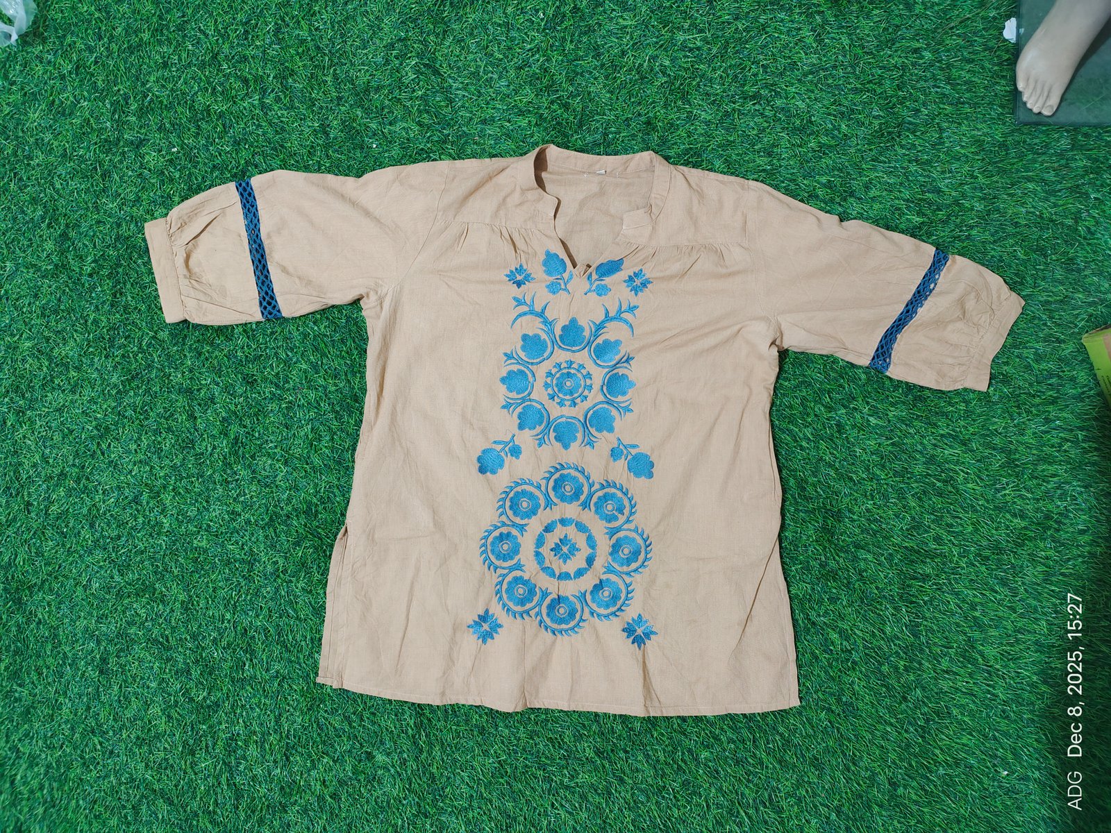 kurti neck panel