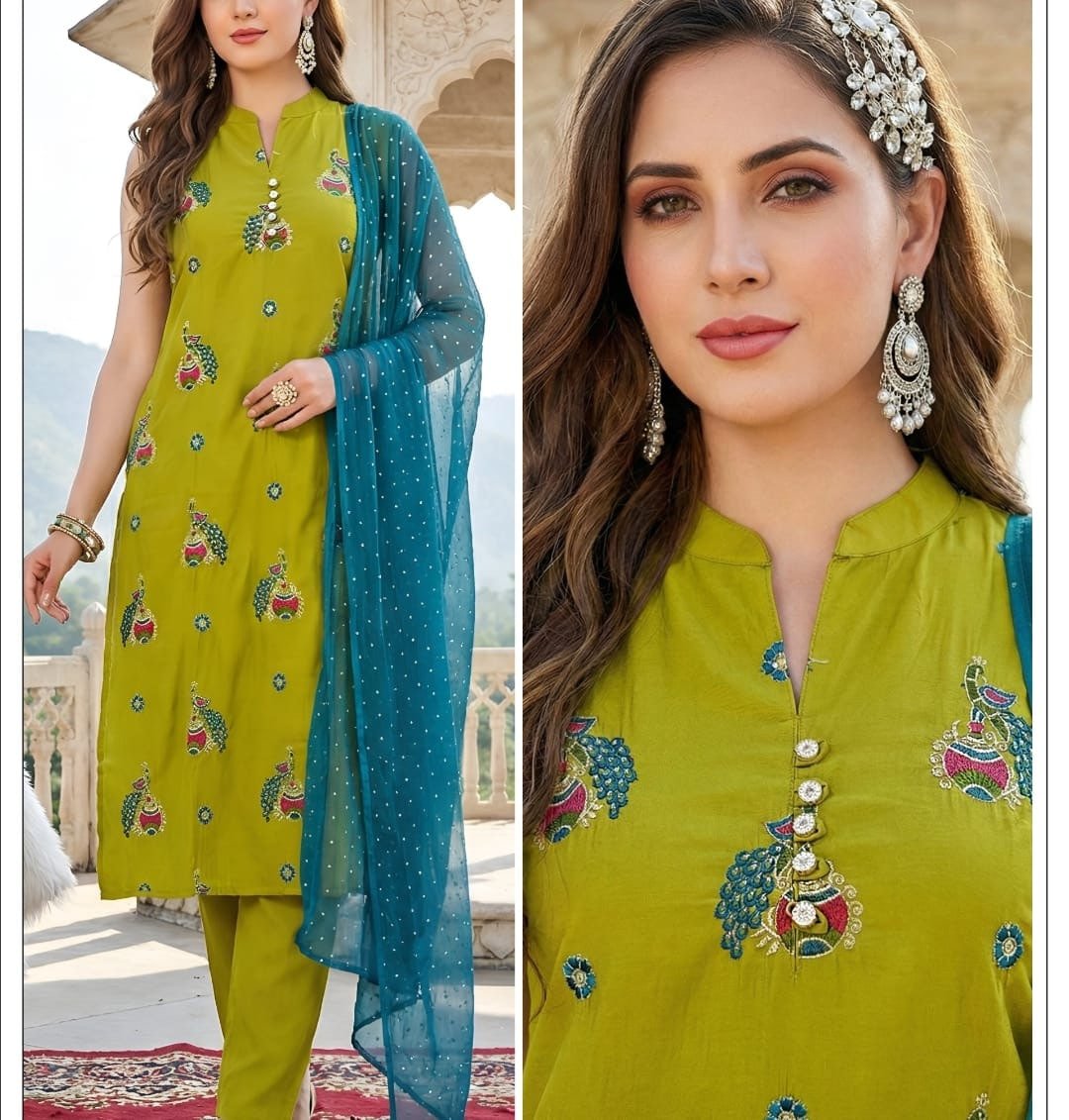 kurti neck panel