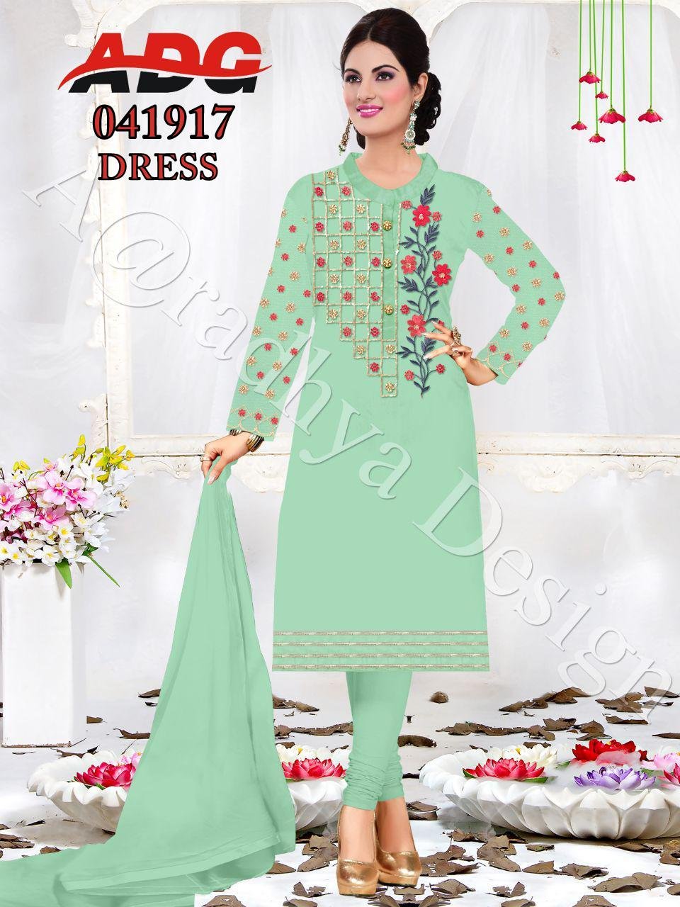 Daman & Single Head top & Duppata