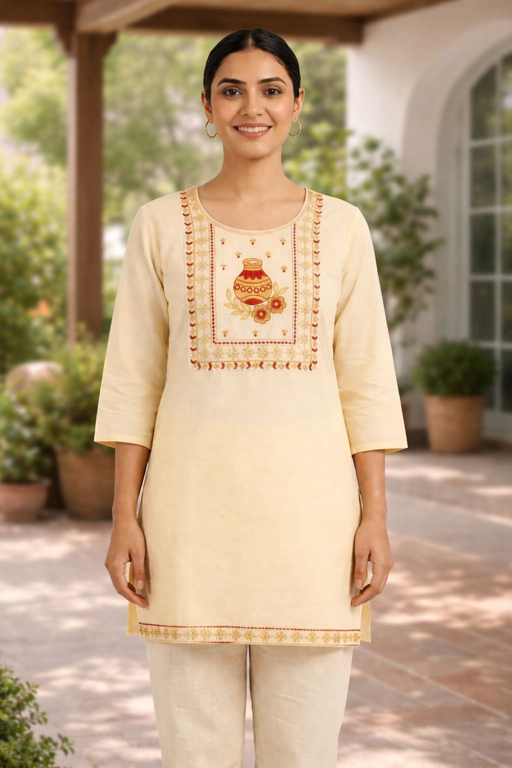 Fancy Kurti neck sq