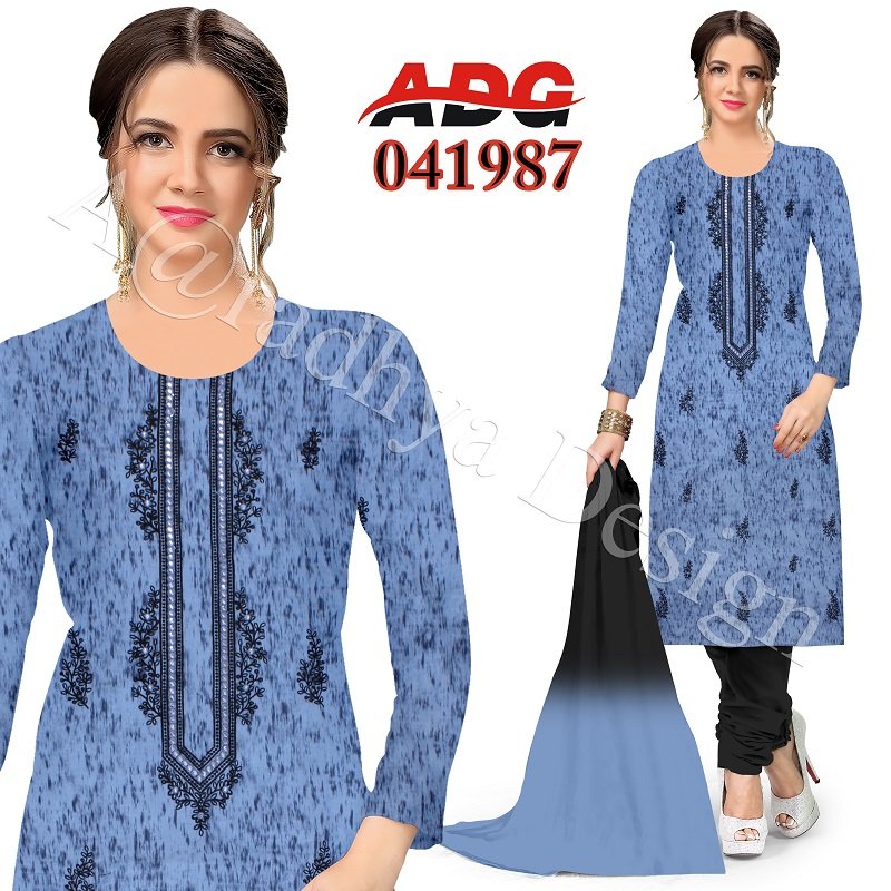 Daman & Single Head top & Duppata