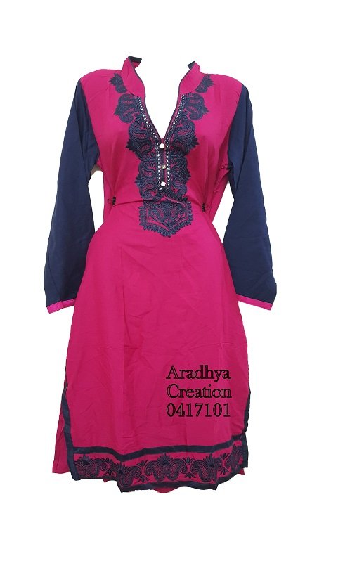 fancy kurti neck