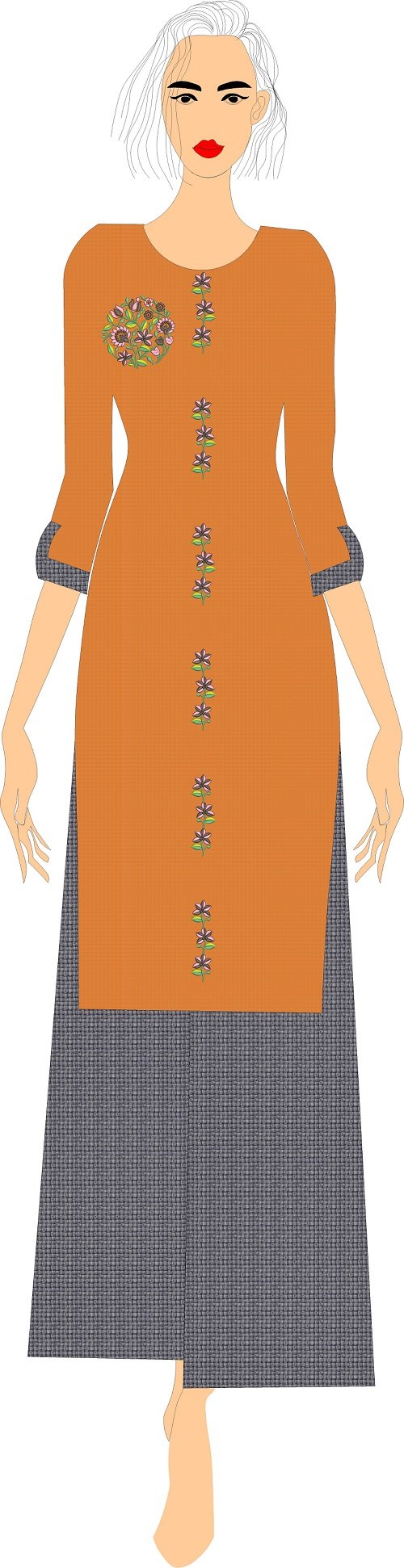 fancy kurti