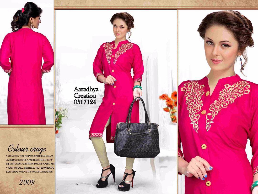 fancy kurti neck