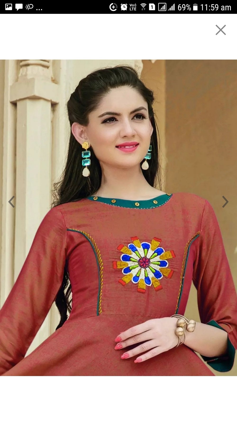 fancy kurti