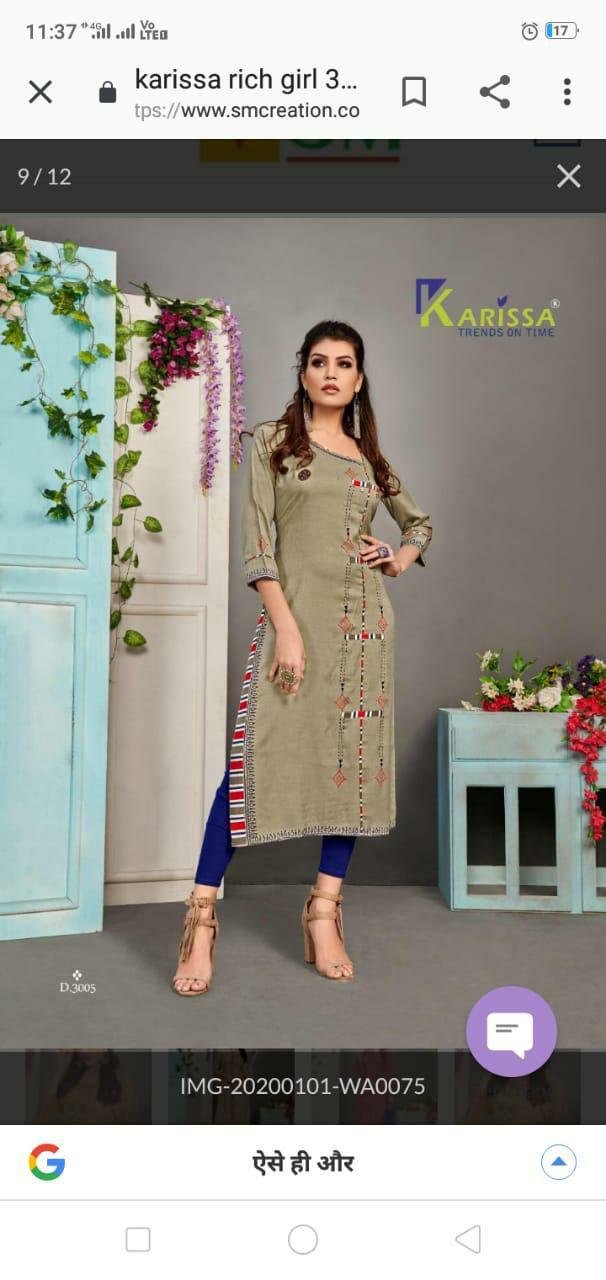 fancy kurti