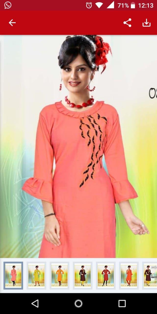 fancy kurti