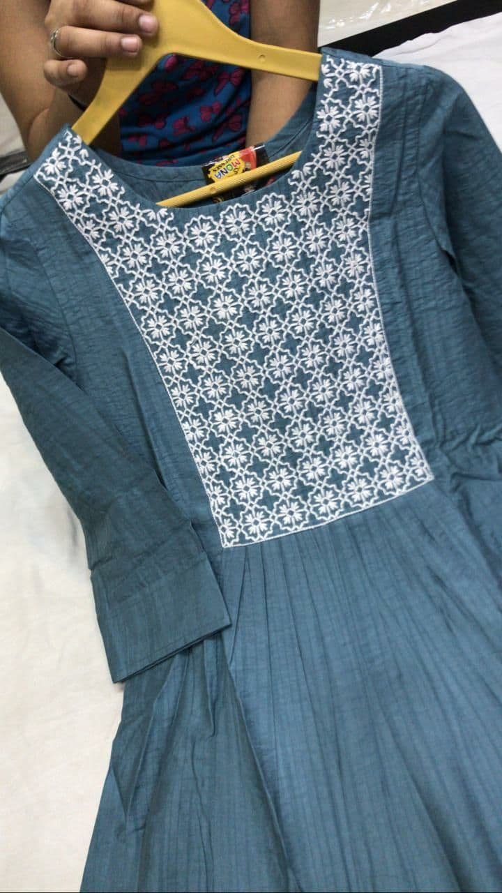 Neck Top Duppata Design