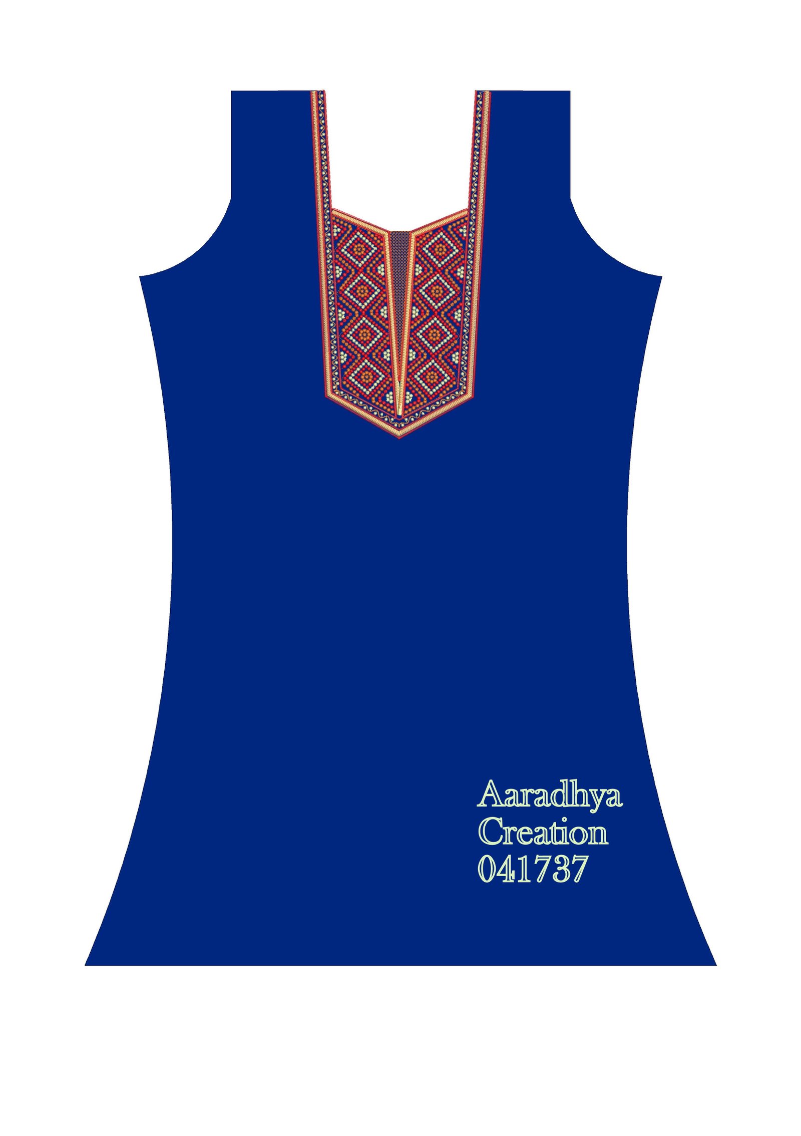 fancy kurti neck
