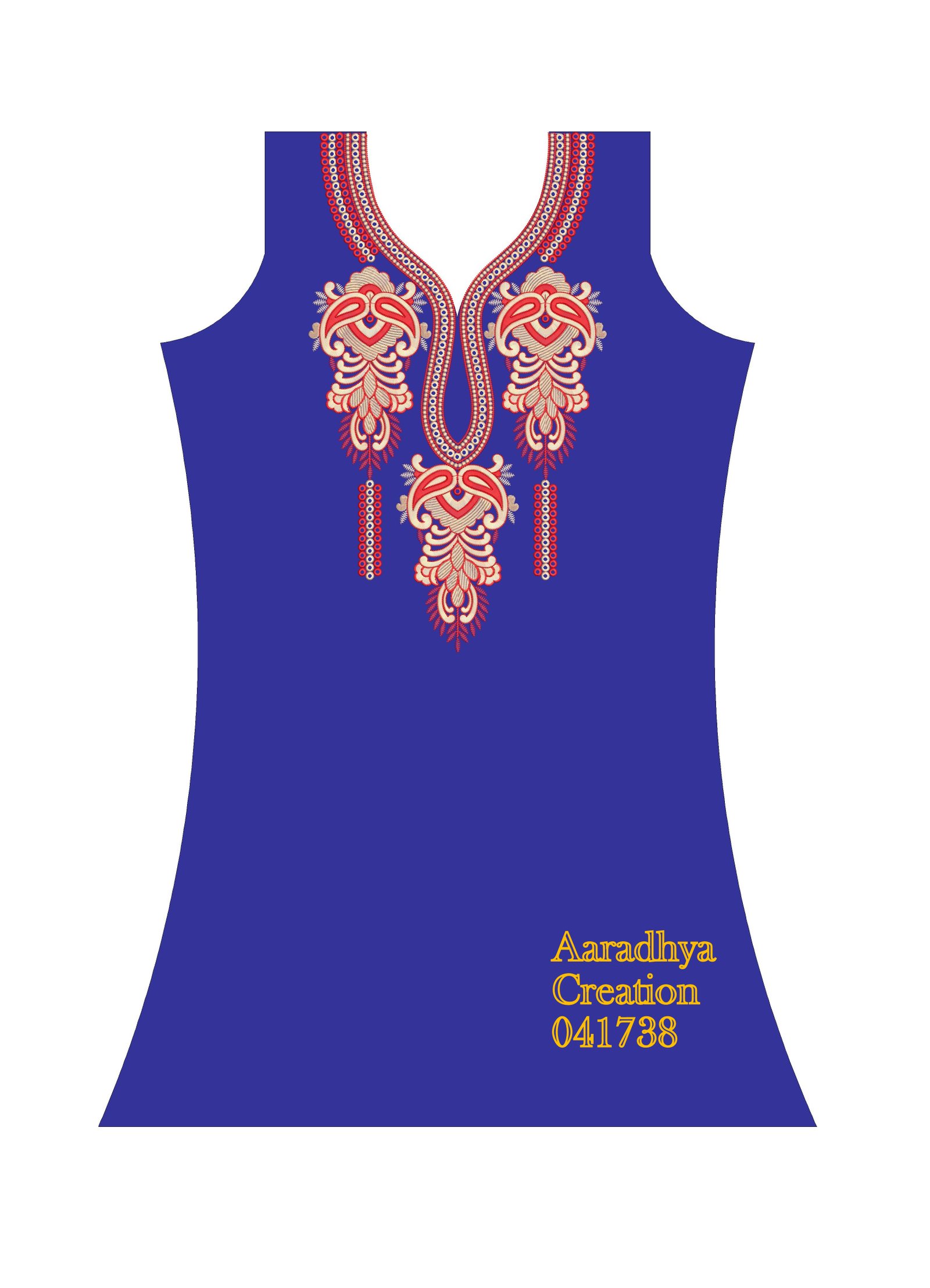 fancy kurti neck