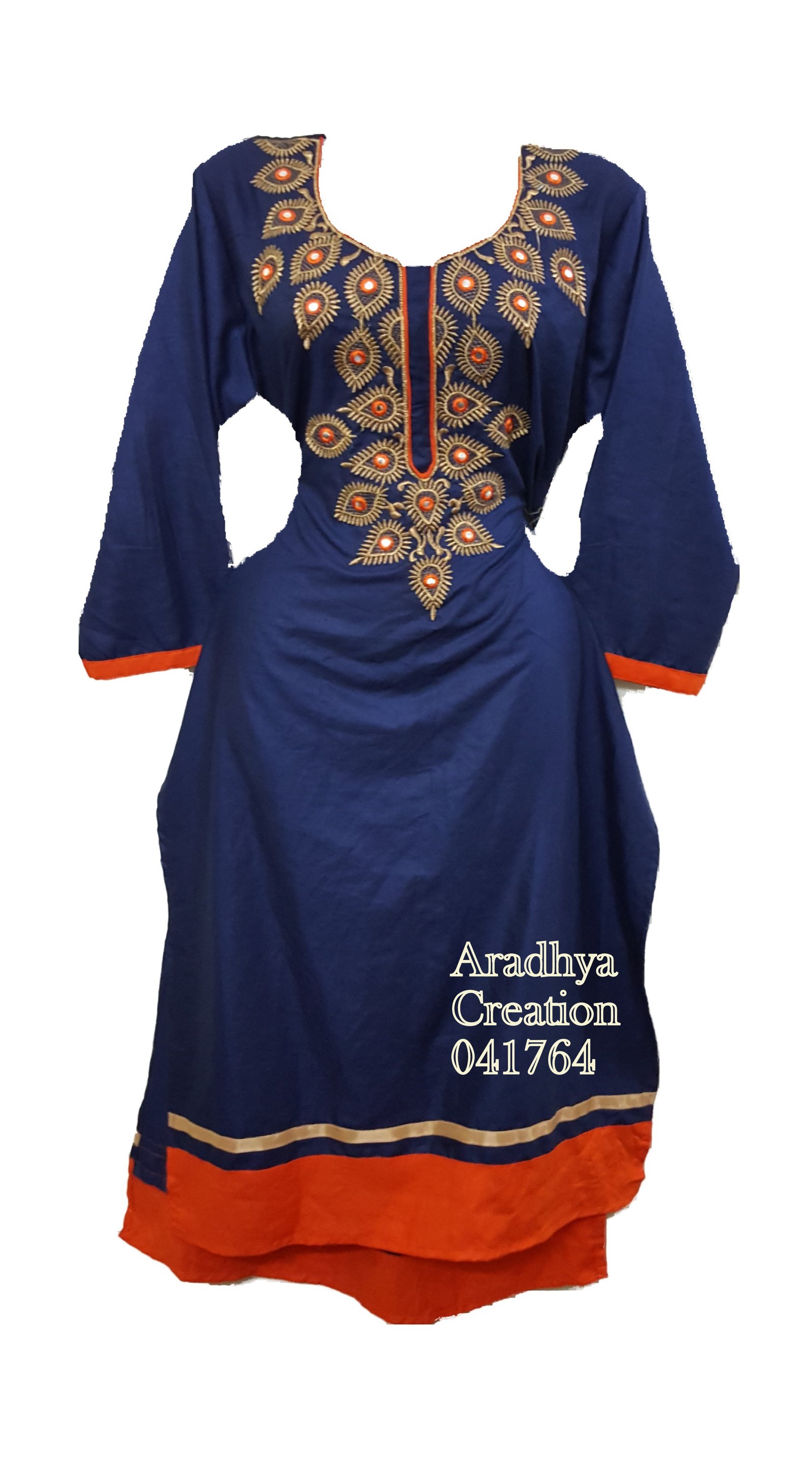fancy kurti neck