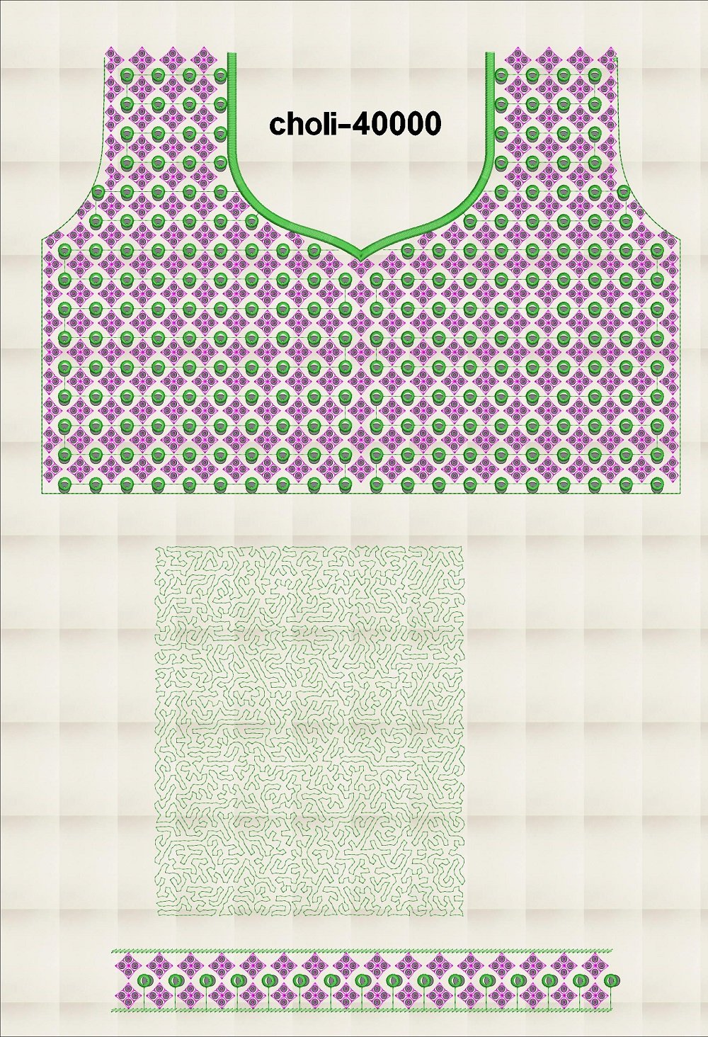 choli neck