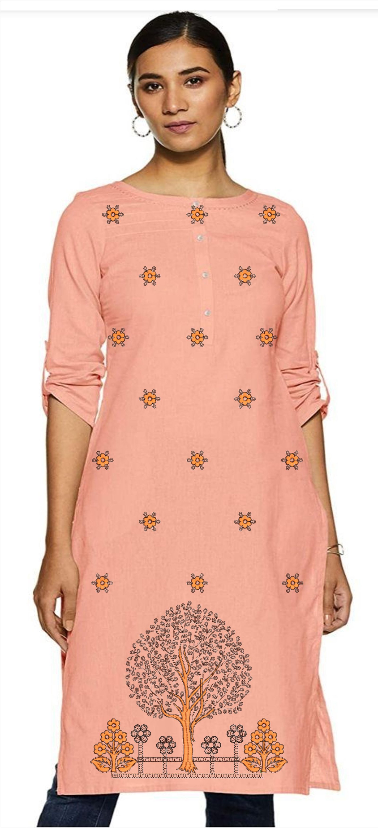 cording kurti penal