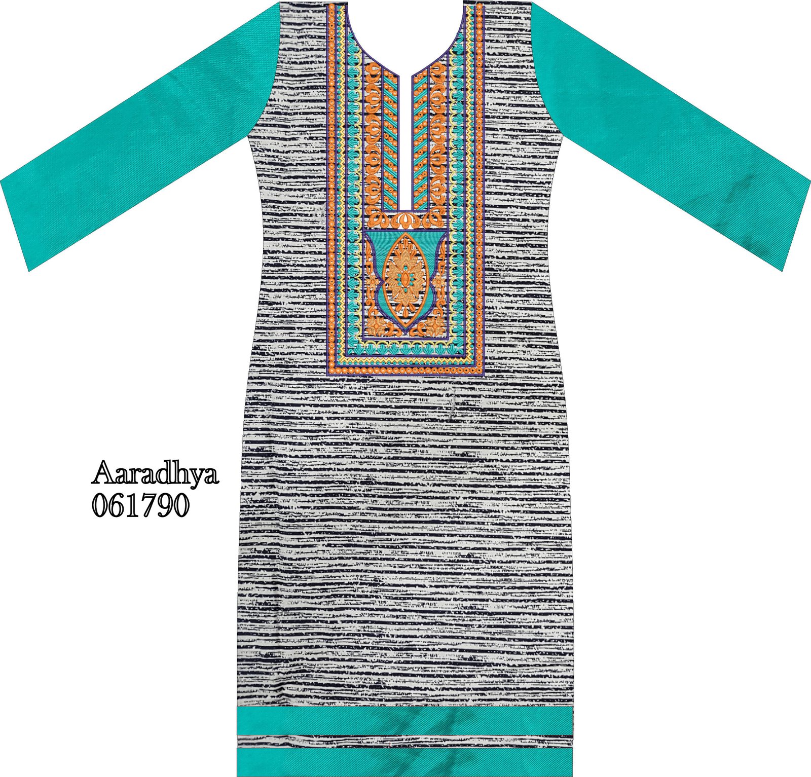 fancy kurti neck