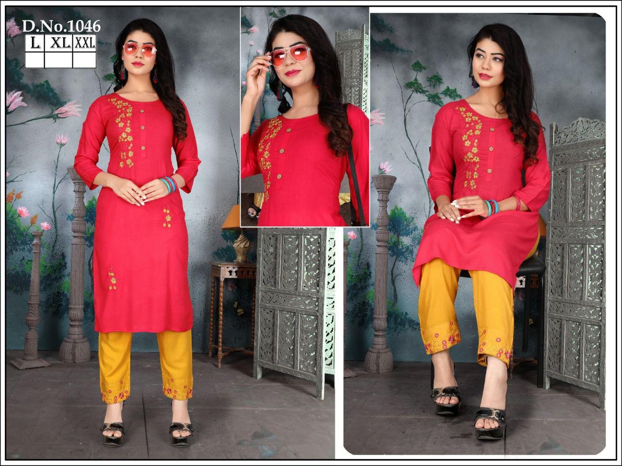 fancy kurti & plazo pent