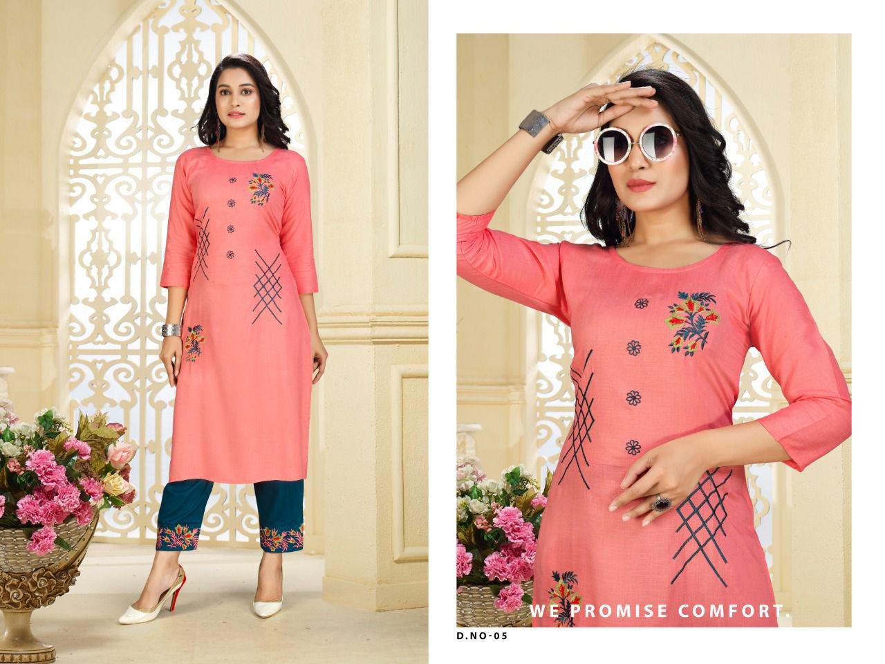 fancy kurti & plazo pent