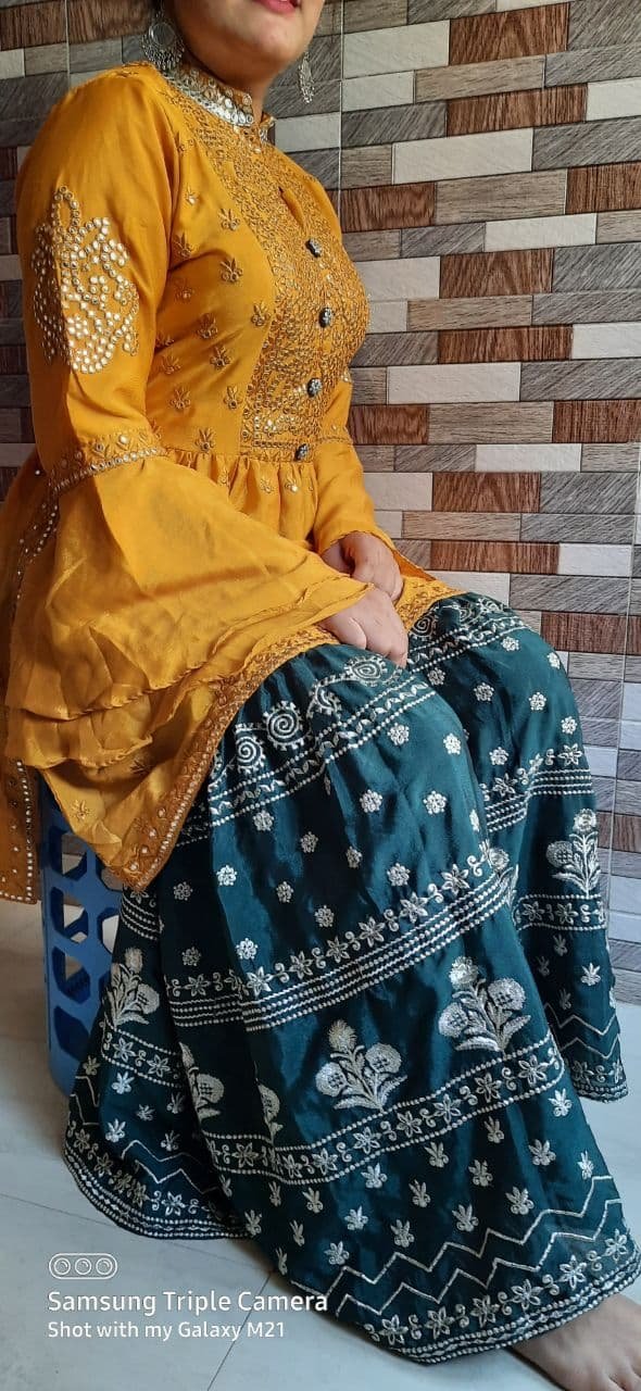 fancy kurti & plazo