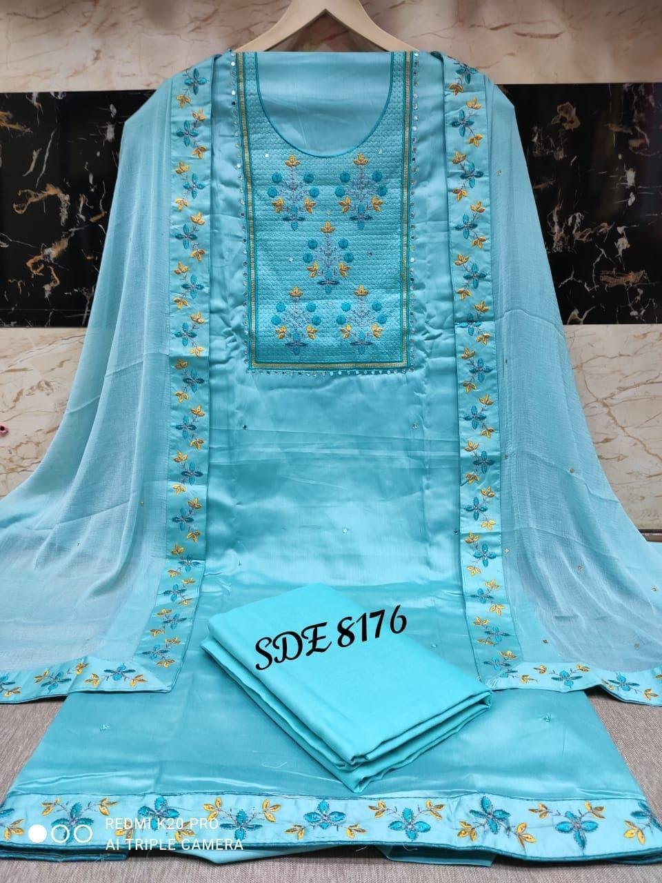 neck top dupatta design