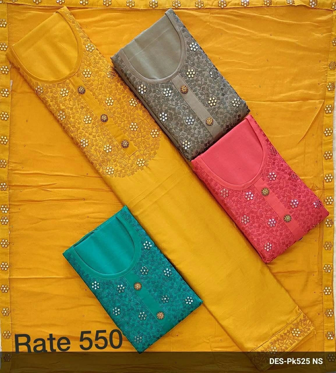 neck top dupatta design