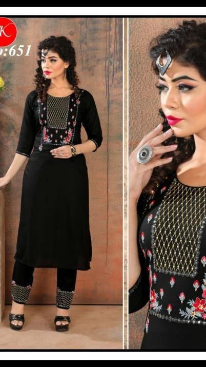 fancy kurti & pent plazo