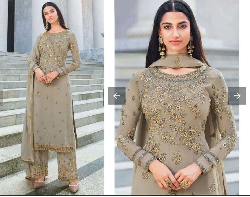 neck top dupatta