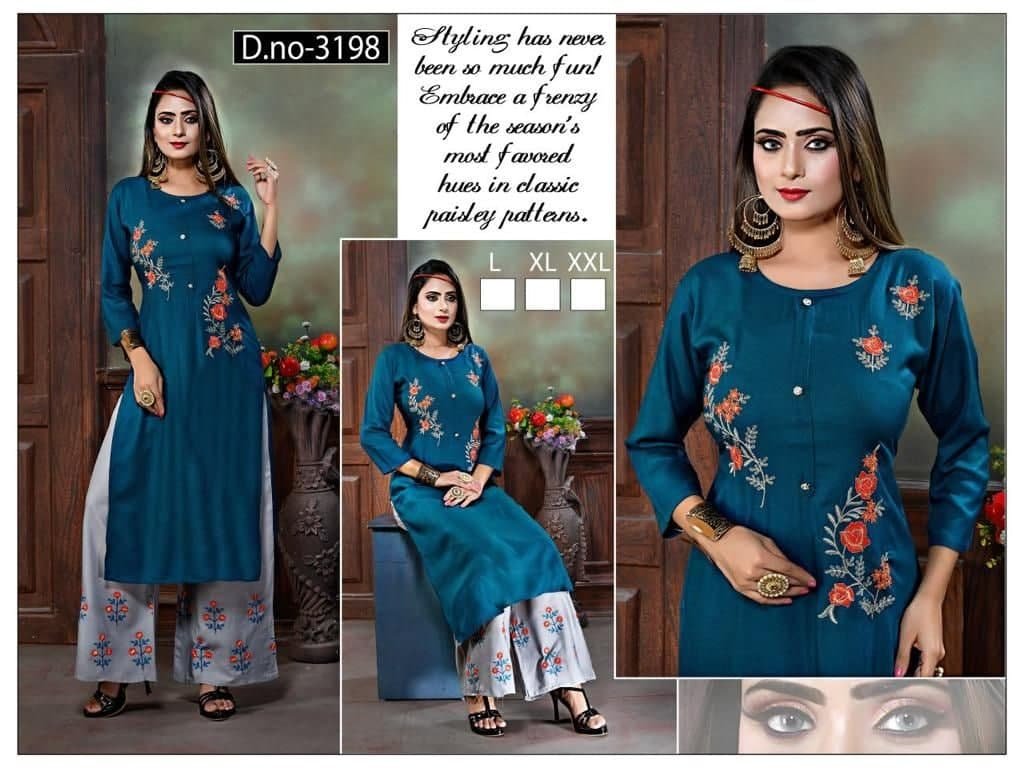 fancy kurti & plazo