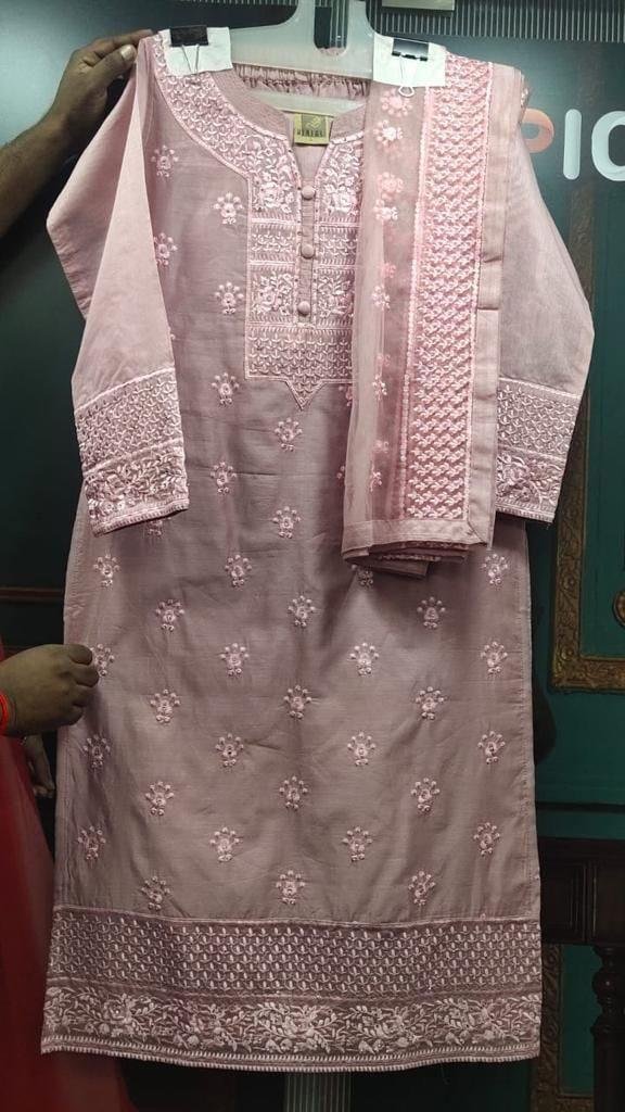neck top dupatta